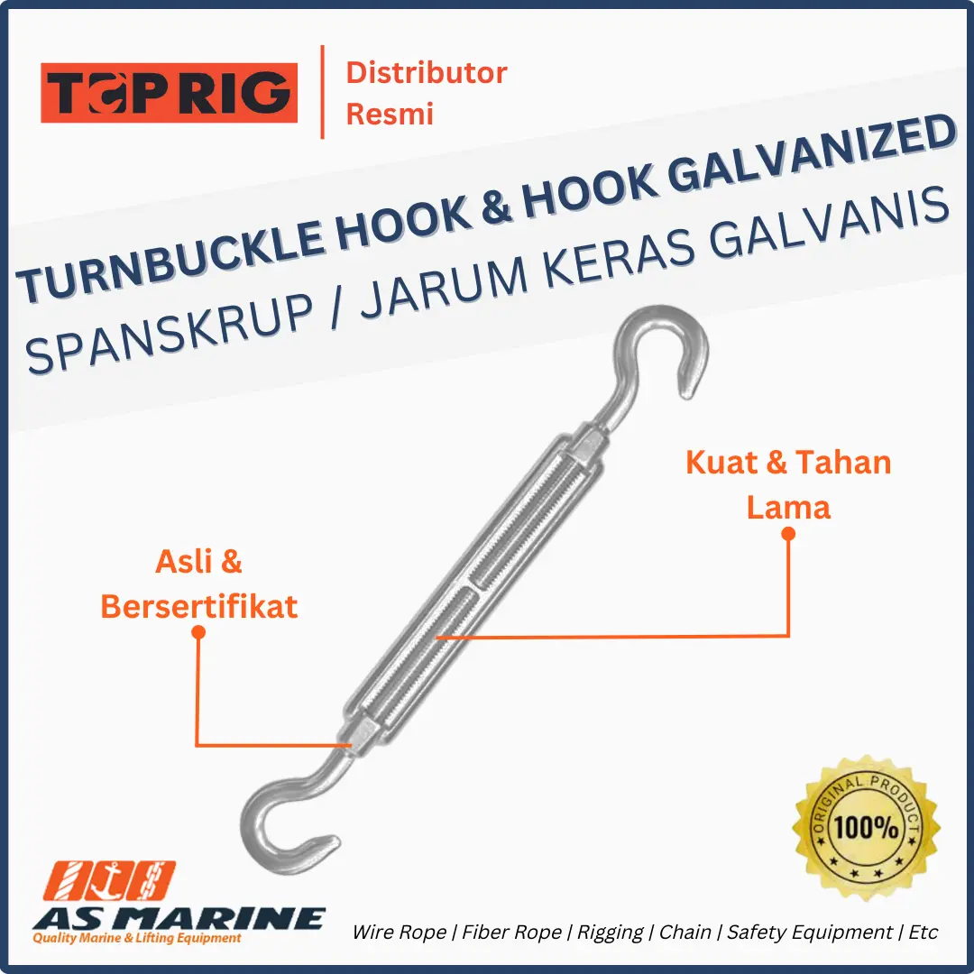 turnbuckle hook hook toprig galvanized